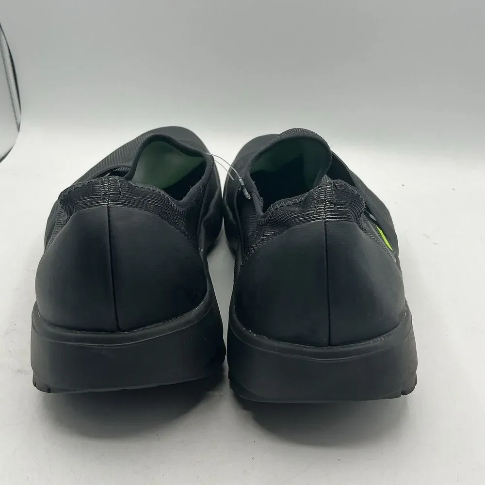 OOFOS Men’s 12.5 Black Mary Jane Slip On Recovery Walking Shoes EU 45.5